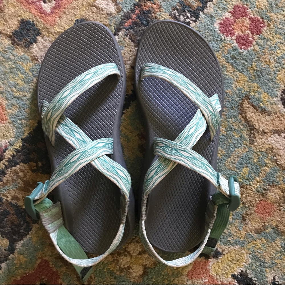 Chaco Z/1 Classic Sandals women’s 10 green cream design